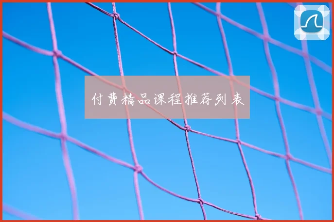付费精品课程推荐列表