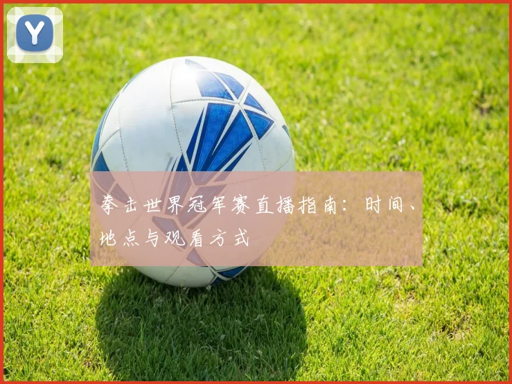 拳击世界冠军赛直播指南：时间、地点与观看方式